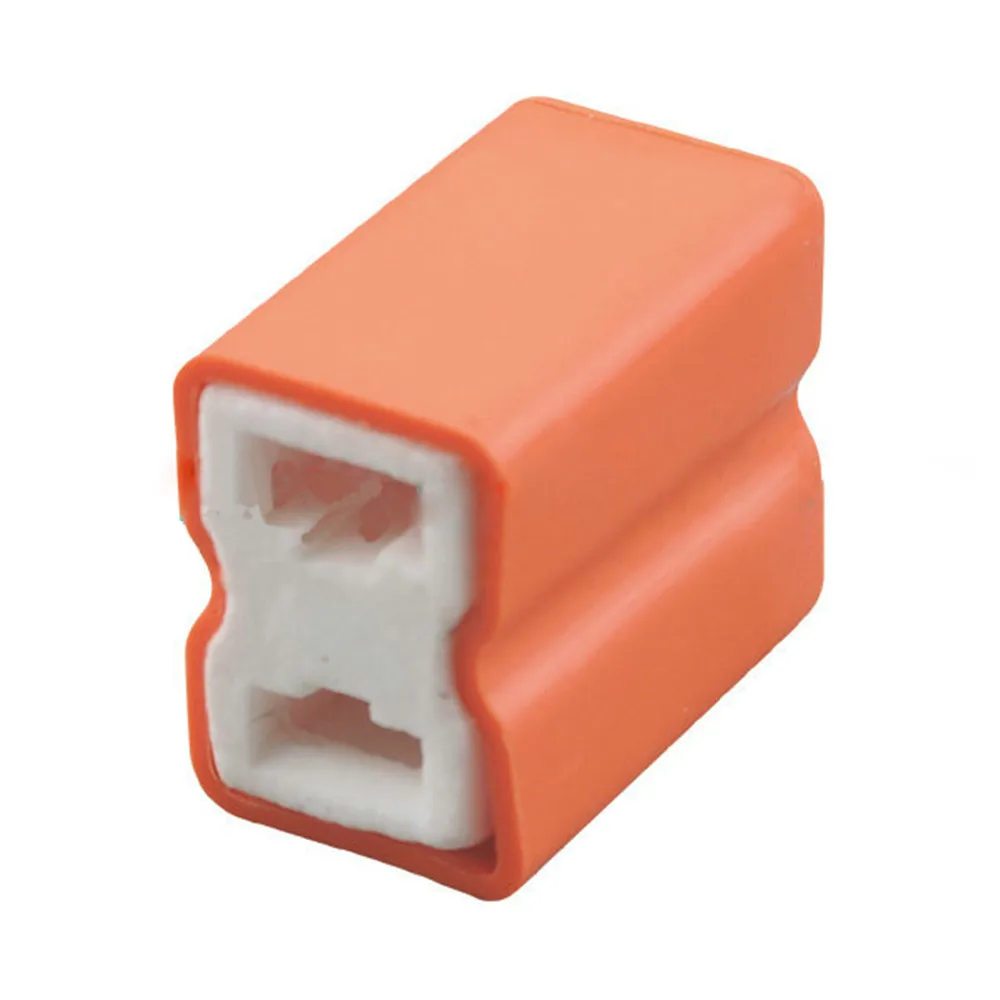 

5/10sets 2pin 6.3series auto electric wiring cable ceramic plug connectors H7-2A