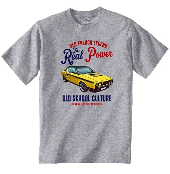 

VINTAGE FRENCH CAR RENAULT 17 - NEW COTTON T-SHIRT
