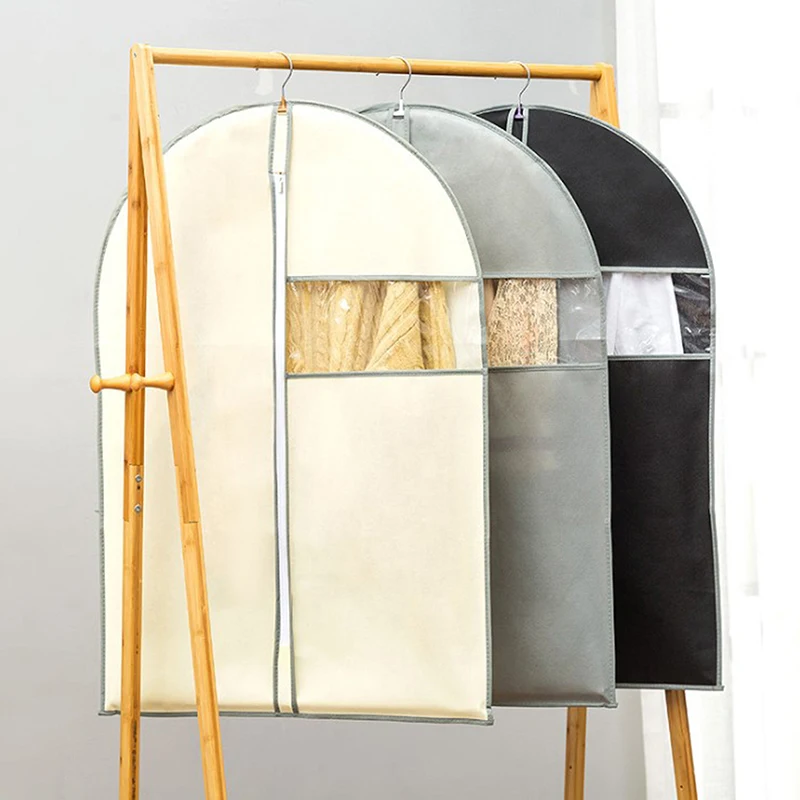 

Водонепроницаемые прозрачные чехлы для одежды, 1 шт., защитные дышащие мешки для костюма