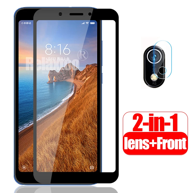2 в 1 Защитное стекло для камеры xiaomi redmi note 7a Защита объектива на xaomi 7 a a7 redmi7a