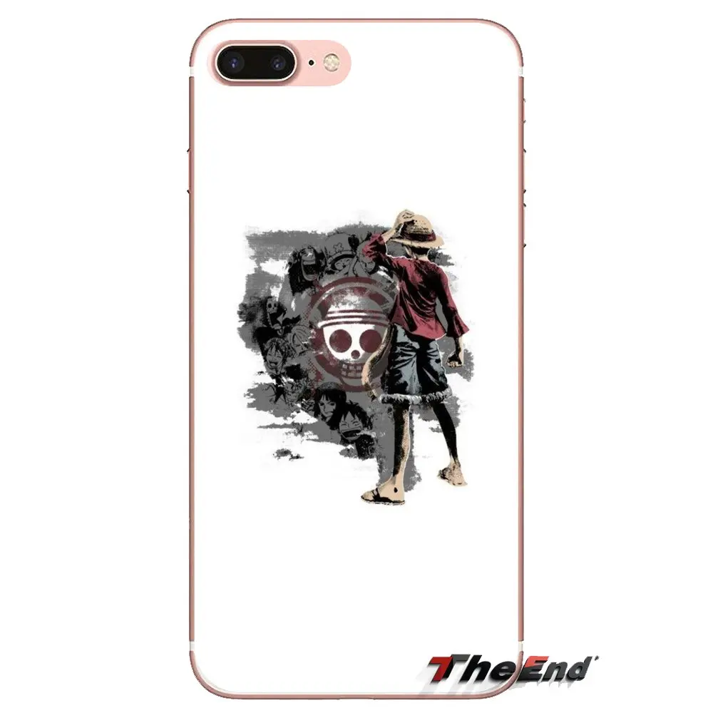 Luffy D Monkey One Piece For iPhone XS Max XR X 4 4S 5 5S 5C SE 6 6S 7 8 Plus Samsung Galaxy J1 J3 J5 J7 A3 A5 Soft Housing Case |