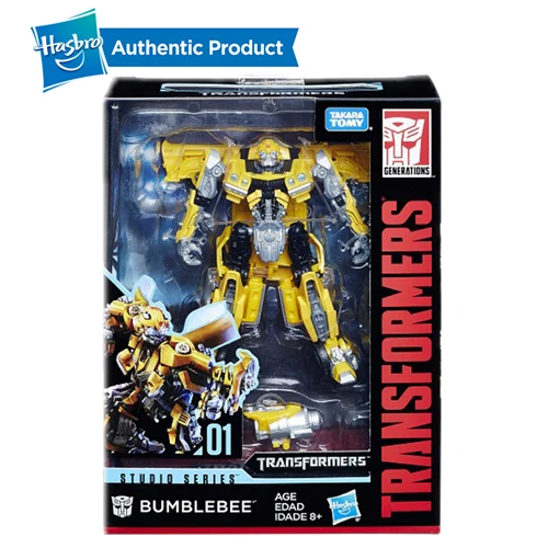 SS01 Bumblebee Hasbro Трансформеры серии студии класса люкс Трансформеры баррикад Шмель скорой помощи Джаз фигурка - Цвет: SS01 Bumblebee