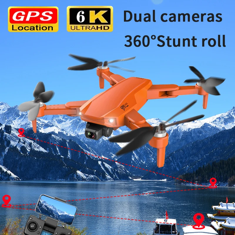 

Дрон s608 с Hd камерой 6K, Радиоуправляемый квадрокоптер для аэрофотосъемки, Wi-Fi Fpv Gps, профессиональный бесщеточный мотор от вертолета, игрушка ...
