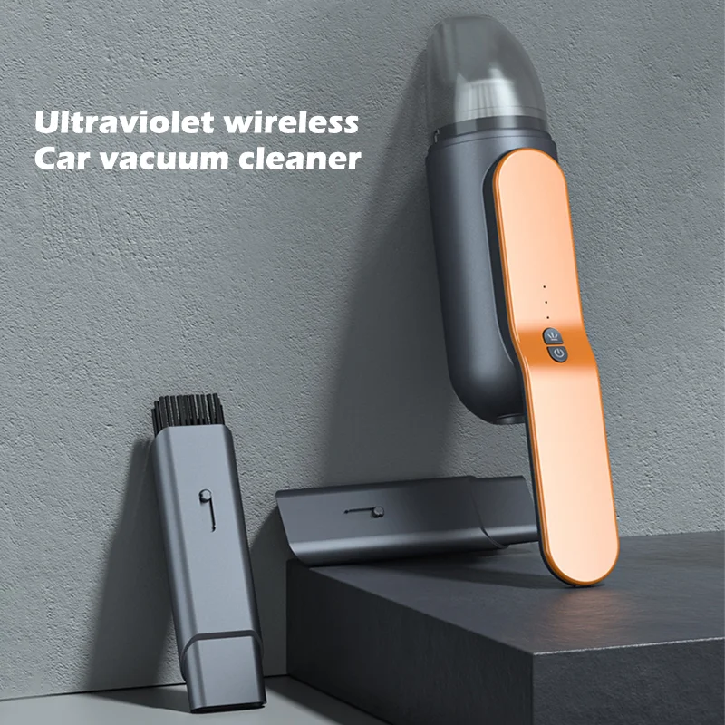 

13000PA Portable Wireless Car Vacuum Cleaner Powerful Cyclone Suction UV Mini Cordless Handheld Vacuum Cleaning Home Cleaner