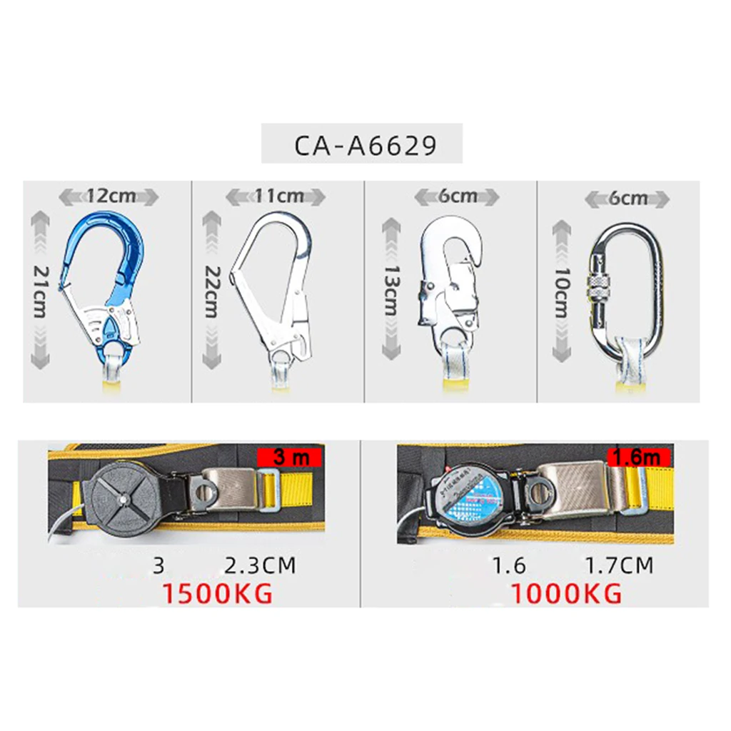 

Professional Tree Climbing Rock Harness Climbing Rappelling Waist Belt Outdoor Climbing Safety Protective Harness