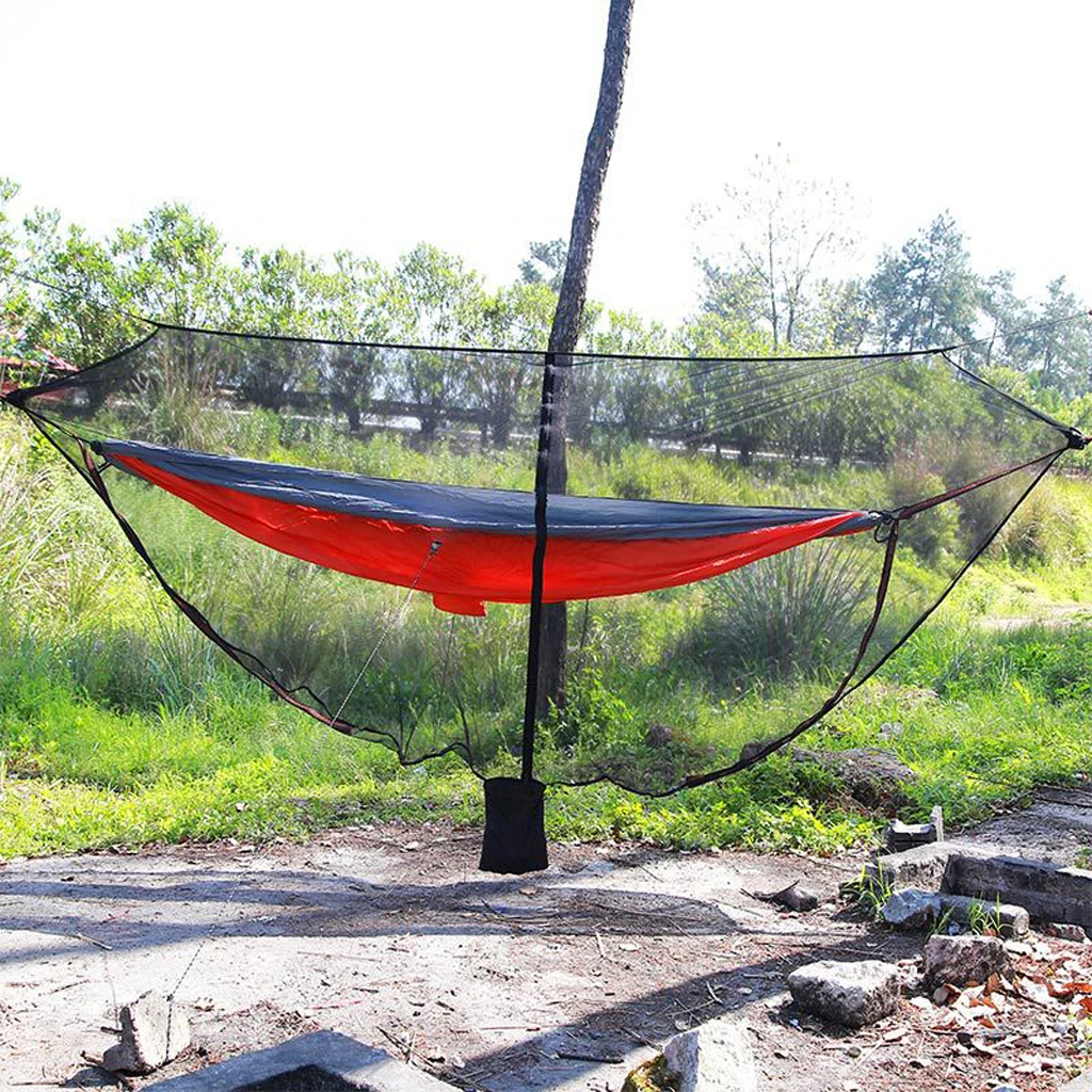 

360 Degree Protection Hammock Mosquito Net Fits All Camping Hammocks -Lightweight, Fast Easy Setup