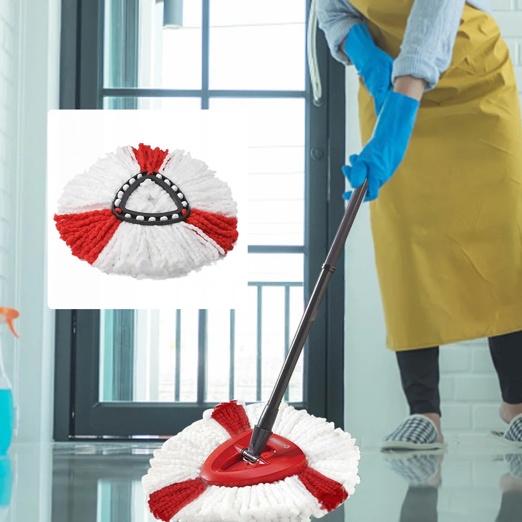 3pcs Replacement for Vileda O-cedar Mop Heads Refill Microfibre Spin 360 Rotating Floor Head | Дом и сад
