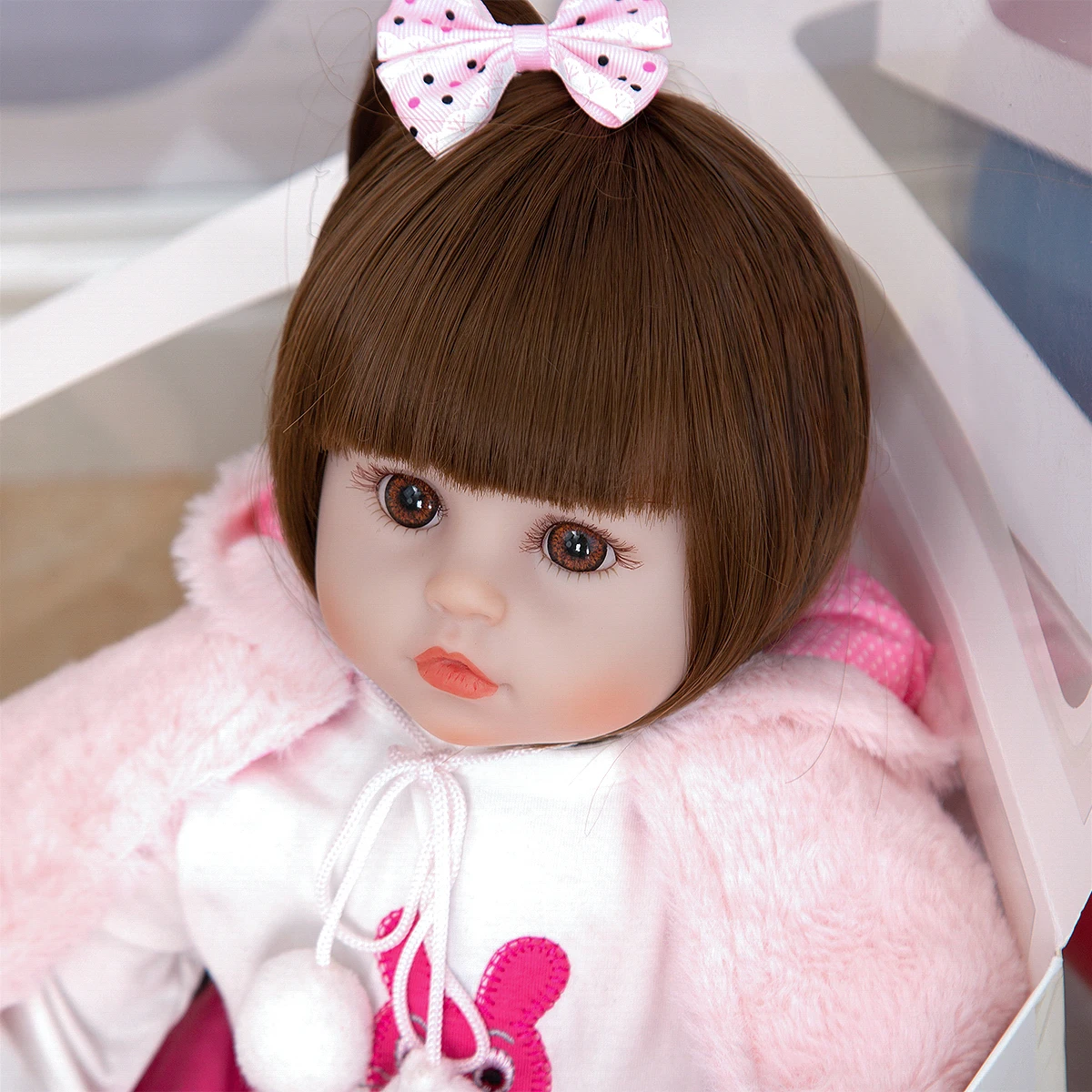 Мягкие реалистичные детские куклы KEIUMI из хлопка модная Кукла принцессы для