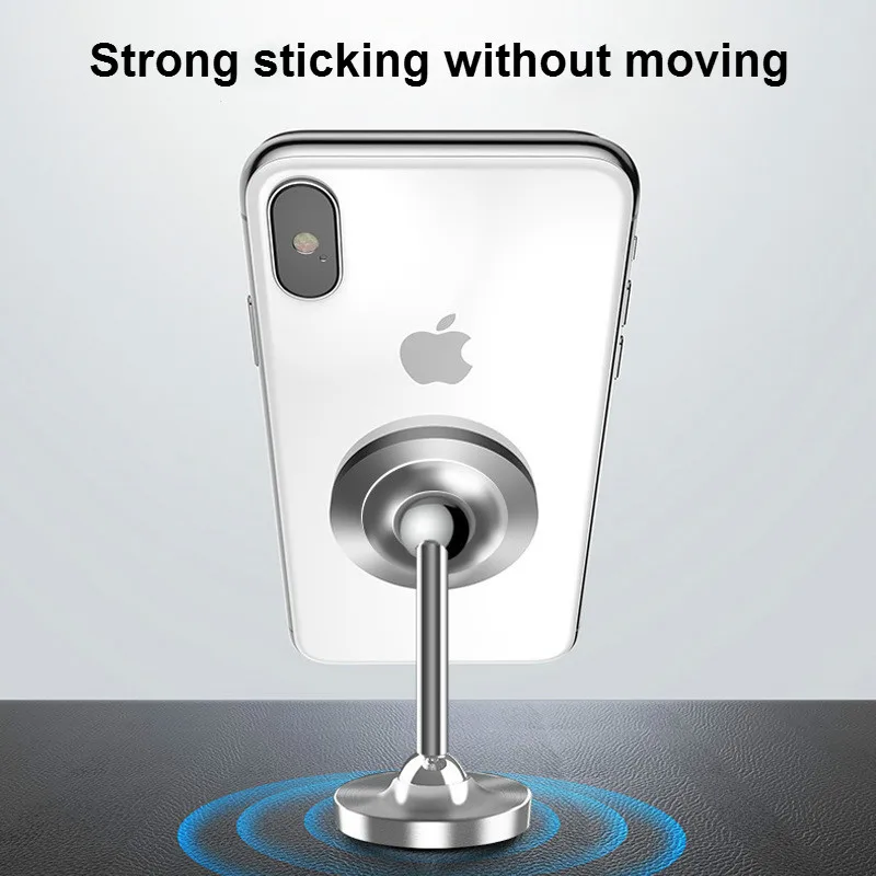 Магнитный автомобильный держатель для телефона универсальный с высокой ножкой