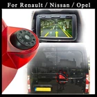 Автомобильная реверсивная камера заднего вида тормозной светильник резервного копирования Камера для 10-16 Рено мастерOpel с 4,37 дюймов зеркалом заднего вида монитор дополнительно