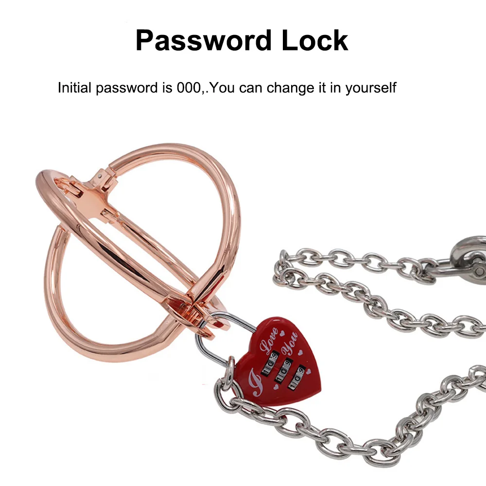 Перекрестные наручники с паролем металлическая Анальная пробка клизма анальный