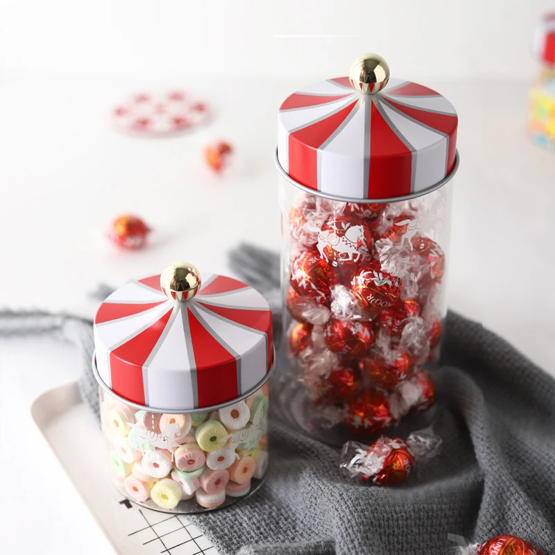 Герметичная стеклянная сахарная банка с Каруселью контейнер для хранения кофе