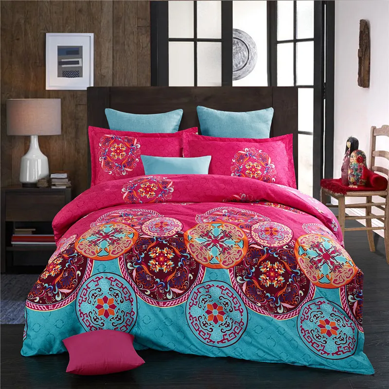 

Bohemian style bedding set Bohemian mandala bedding