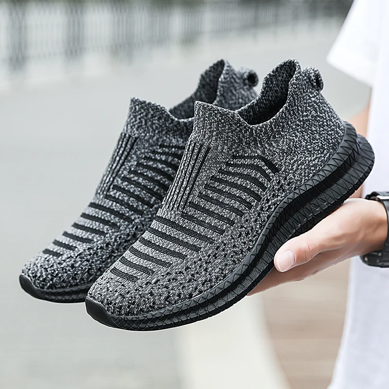 

High-Quality Casual Sports Shoes, Woven Rubber Sole, Comfortable, Breathable, Lightweight, Trendy Couple Sports Running Shoes