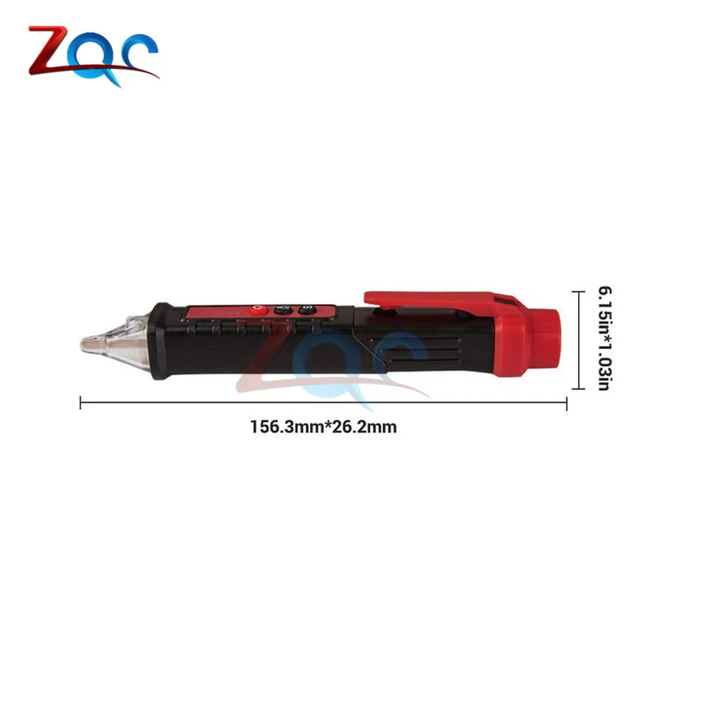 LED Digital 12V-1000V AC Voltage Detectors Non-Contact Socket Wall Tester Pen Voltmeter Meter Volt Current Electric Test Pencil |