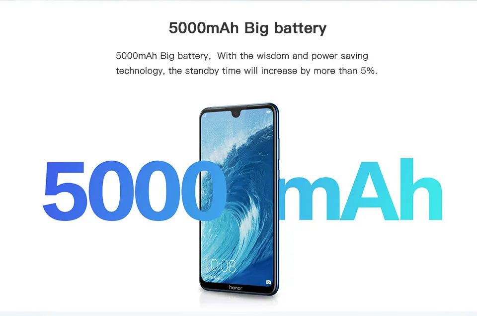 Honor 8X MAX, Смартфон Snapdragon 636, Android 8,1, 6 ГБ ОЗУ, 64 Гб ПЗУ, экран 7,12 дюйма, сканер отпечатков пальцев, Восьмиядерный, 4900 мАч