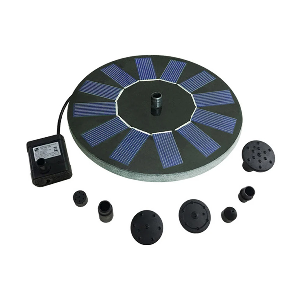 Водяной насос на солнечной батарее плавающий уличный бассейн круглые фонтаны