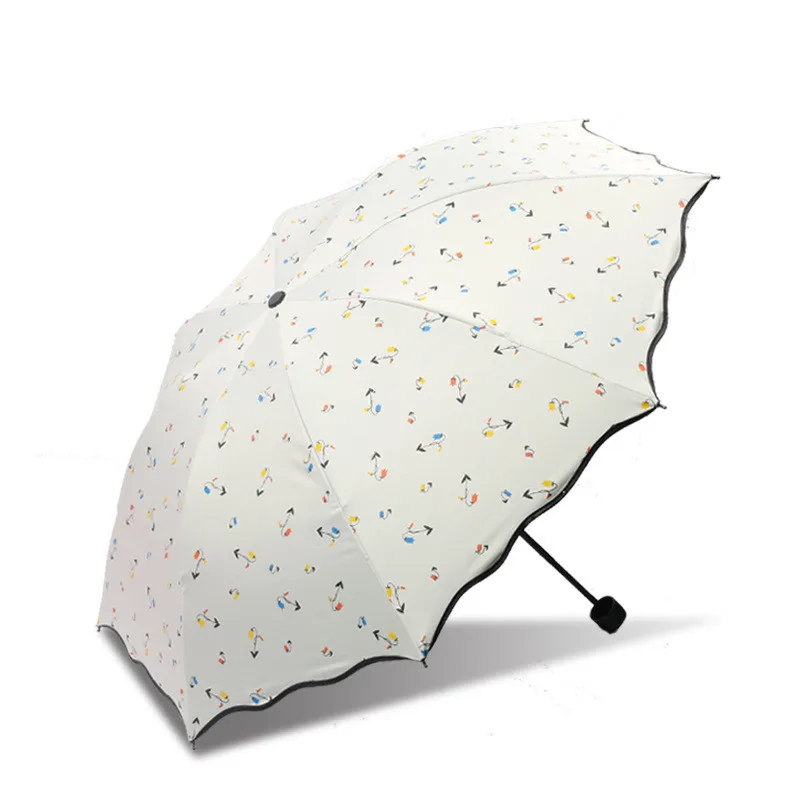 Дорожный складной зонт от дождя Ветрозащитный Солнца/дождя водонепроницаемые