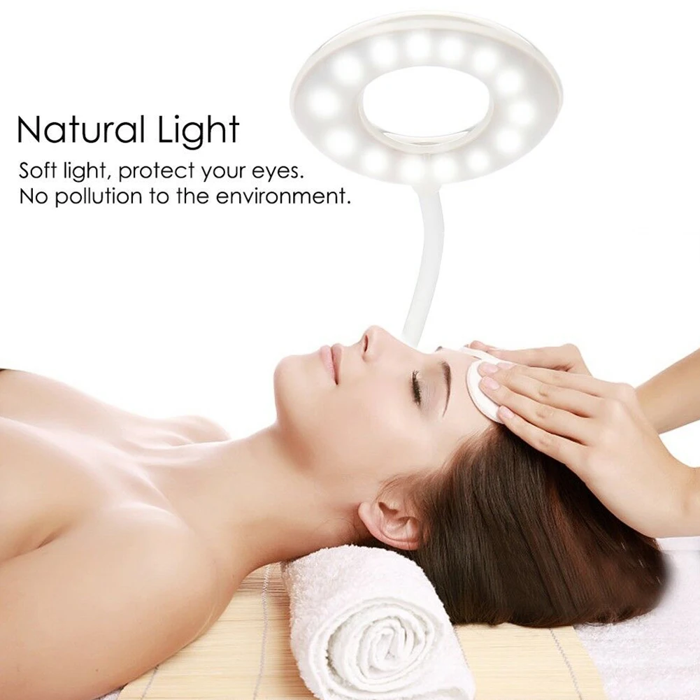 

Durable Desk Lamp Portable Rechargeable Dimmable Eyelash Grafting Foldable Touchsensitive Clip Make Up Superbright Led Anti-fall