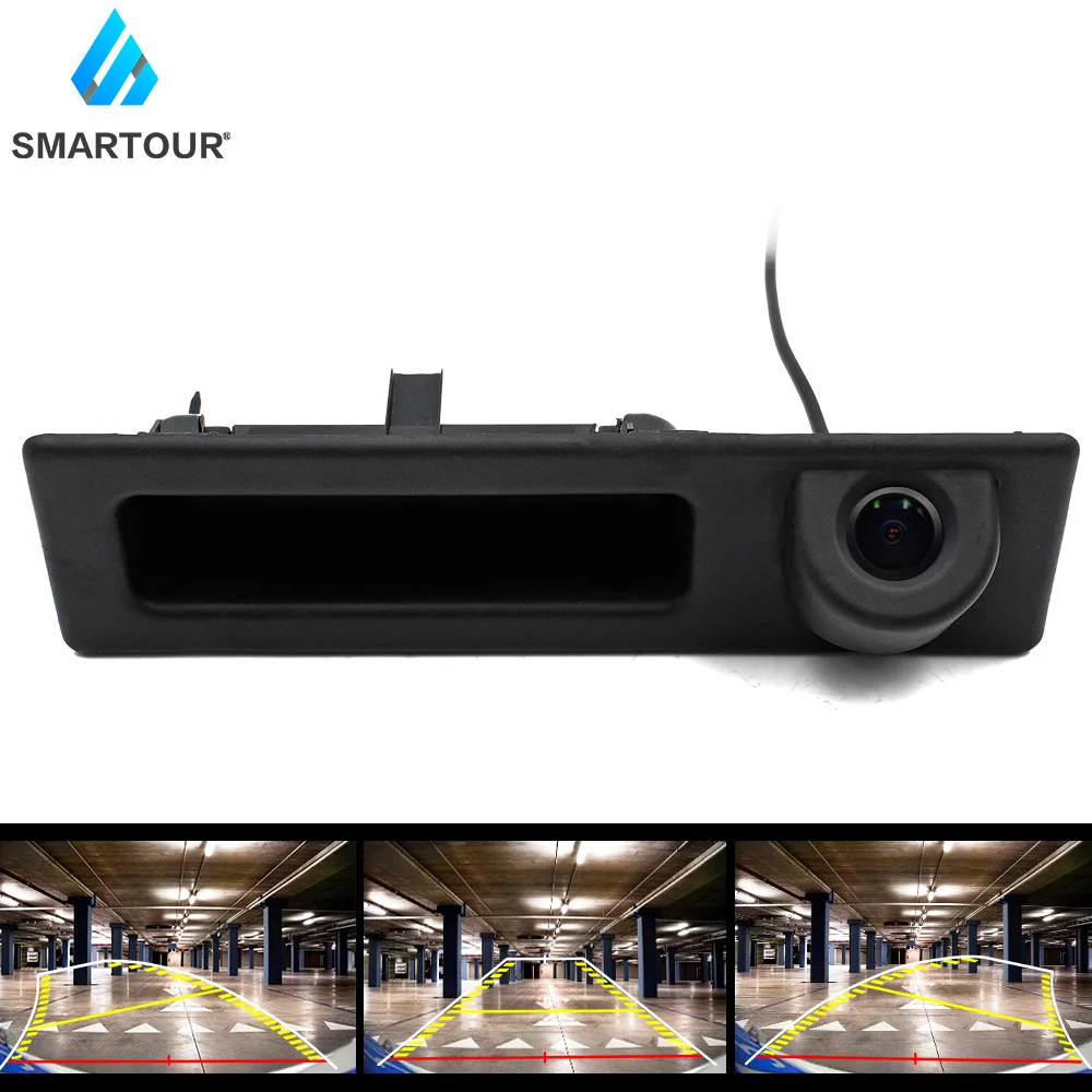

BMW 5 Series F10 F11/3 Series F30 F31 F32/X3 F25/X4 F26/X5 F15/X6 track car rear view reverse 170° trunk handle camera