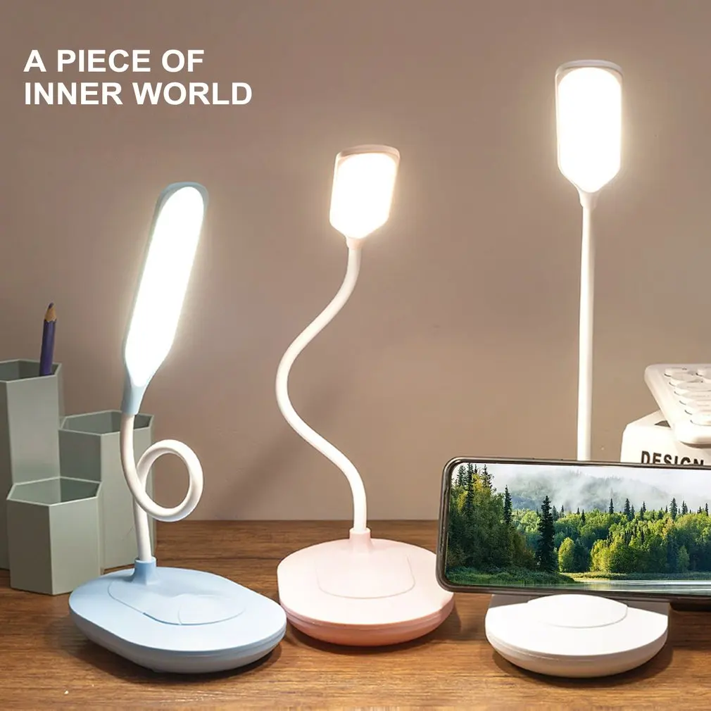 

LED Desk Lamp Foldable Dimmable Touch Table Lamp DC5V USB Powered table Light 6000K night light touch dimming portable lamp