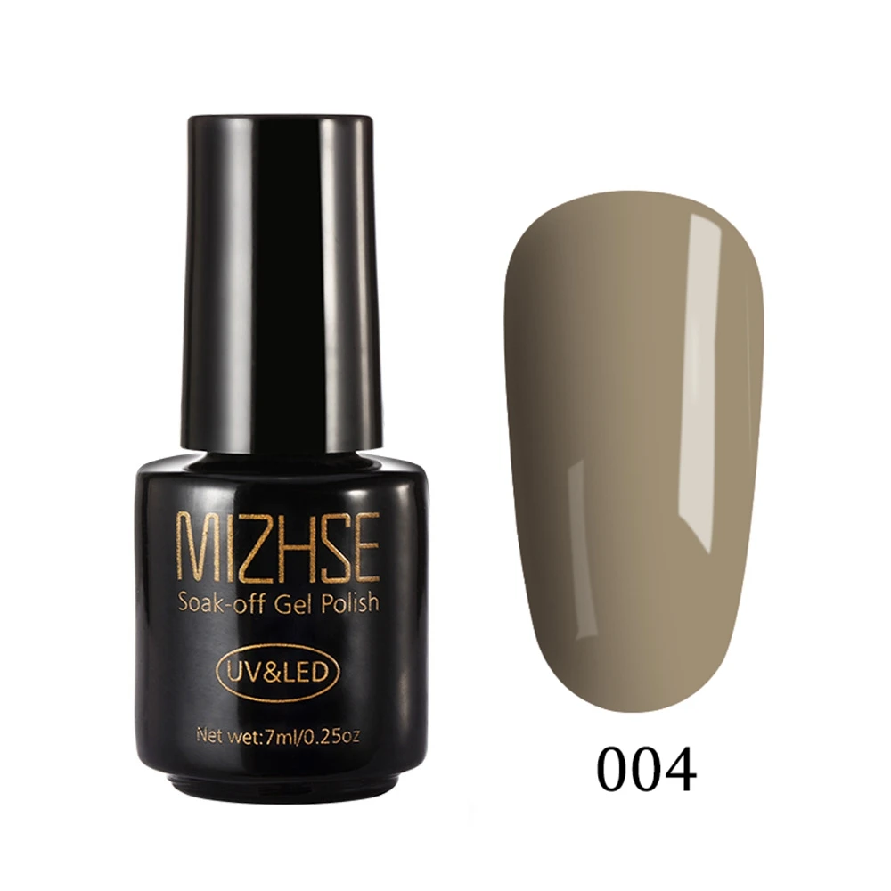 OMH004 MIZHSE Гель-лак для ногтей 7 мл UV Vernis Полупостоянный праймер верхнее покрытие для маникюра xx цветов гелевое покрытие для ногтей гель-арт - Цвет: OMH004