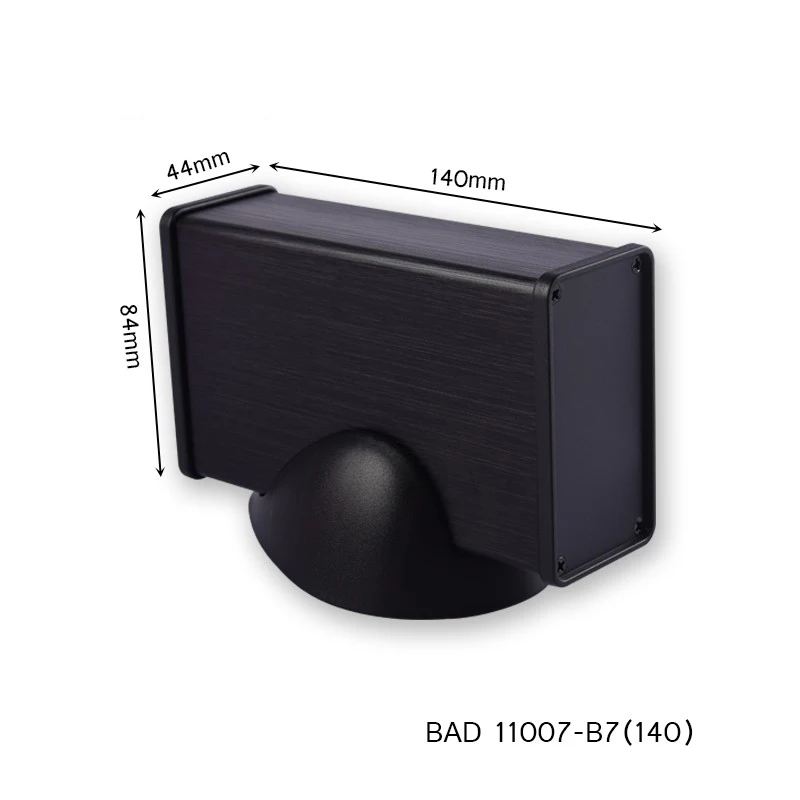 BAD11007(W140)-B7 Алюминиевый корпус Электронный Алюминиевый Проект коробка DIY Распределительная коробка инструмент «сделай сам» корпус металлический корпус 140*84*44,5 мм - Цвет: BAD11007(W140)-B7