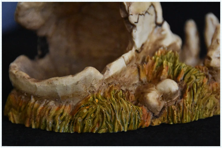 Пепельница с черепом из смолы креативное кольцо для ювелирных изделий