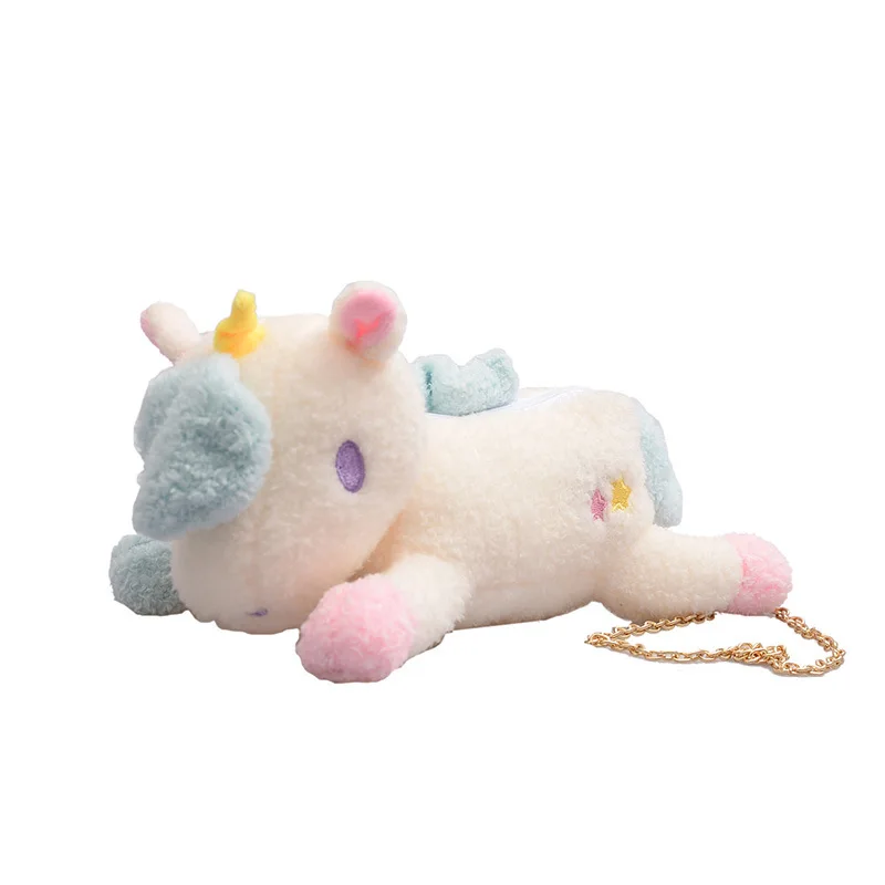 Корейская версия плюшевая кукла с супер единорогом бархатная сумка для девушек