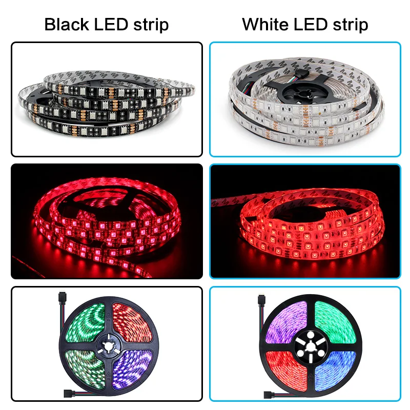 Цветная (RGB) 5V Светодиодные ленты USB 50 см-5 м Водонепроницаемый ПК светильник RGB