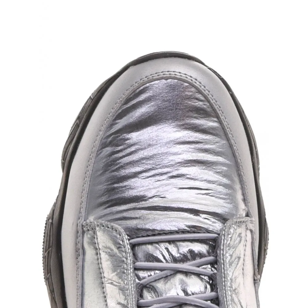 Женская обувь PATROL ботинки осень зима текстиль/искусственная кожа цвет серебро