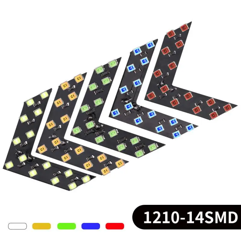 2Pcs /set Car Styling LED Turn Signal Light Rear View Mirror Arrow Panels Indicator Rearview Bulb 12V 14 SMD | Автомобили и
