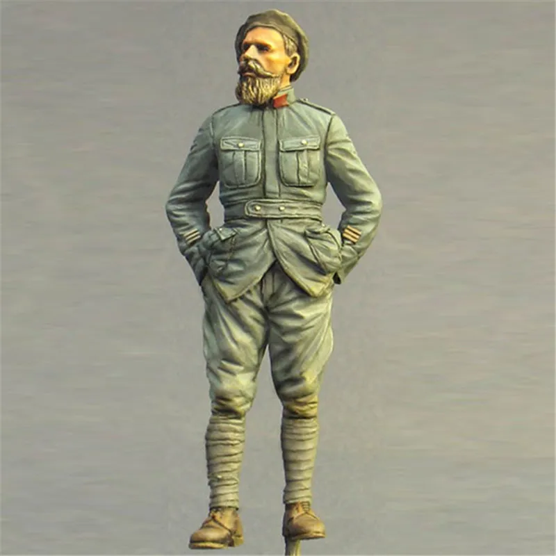 Фигурка из смолы 1/35 Масштаб Модель комплект WWI французский Танк солдат GK