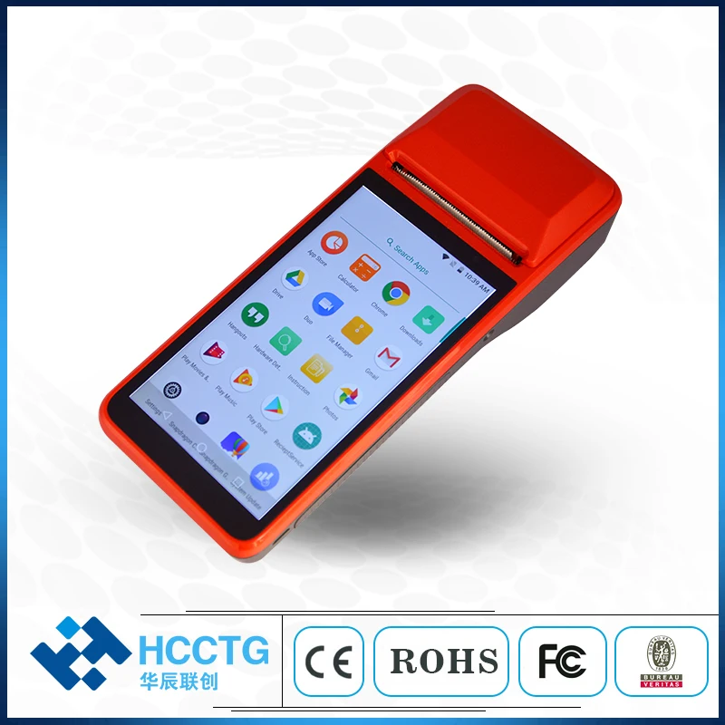 4G + Wifi Bluetooth NFC штрих код Touch розничная продажа все в одном Android POS система с