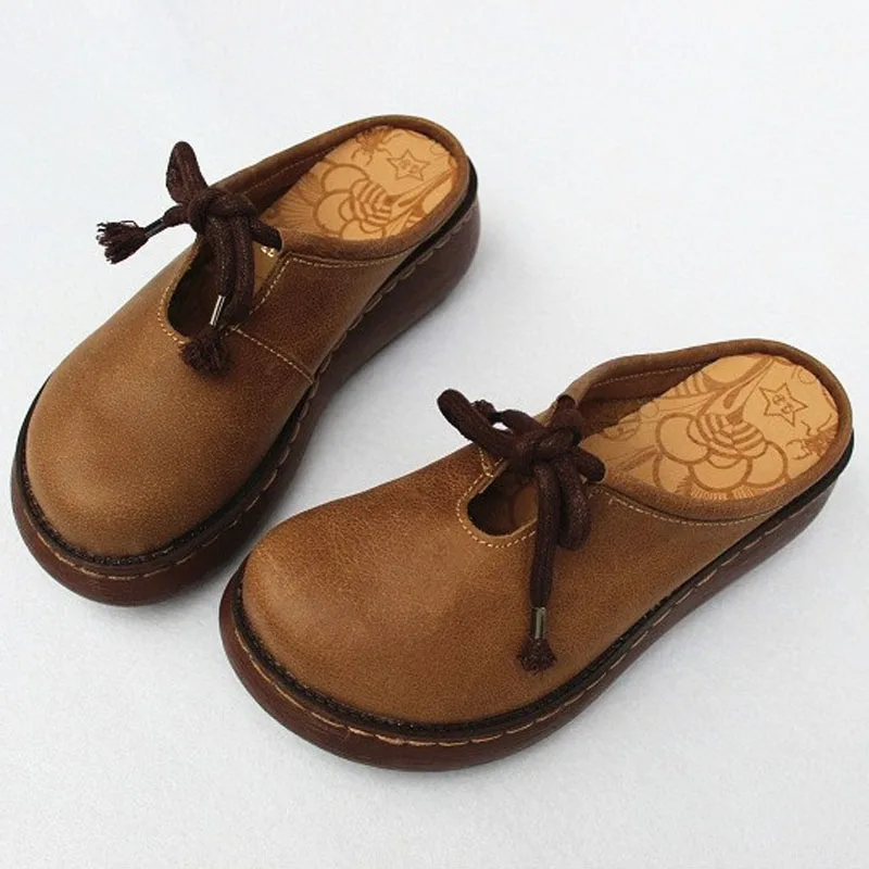 Туфли женские на платформе натуральная кожа без застежки плоская подошва