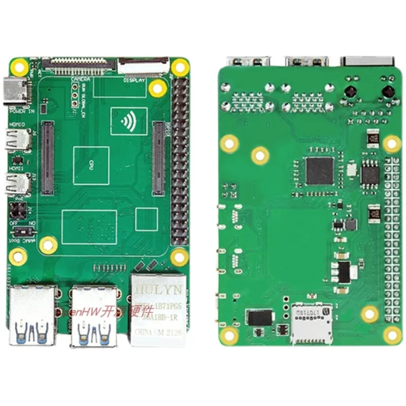 Адаптер CM4-PI4B EMMC загрузка 4 слота USB 3 0 TF Gigabit Ethernet DIS CSI Wi-Fi Bluetooth совместимая плата -