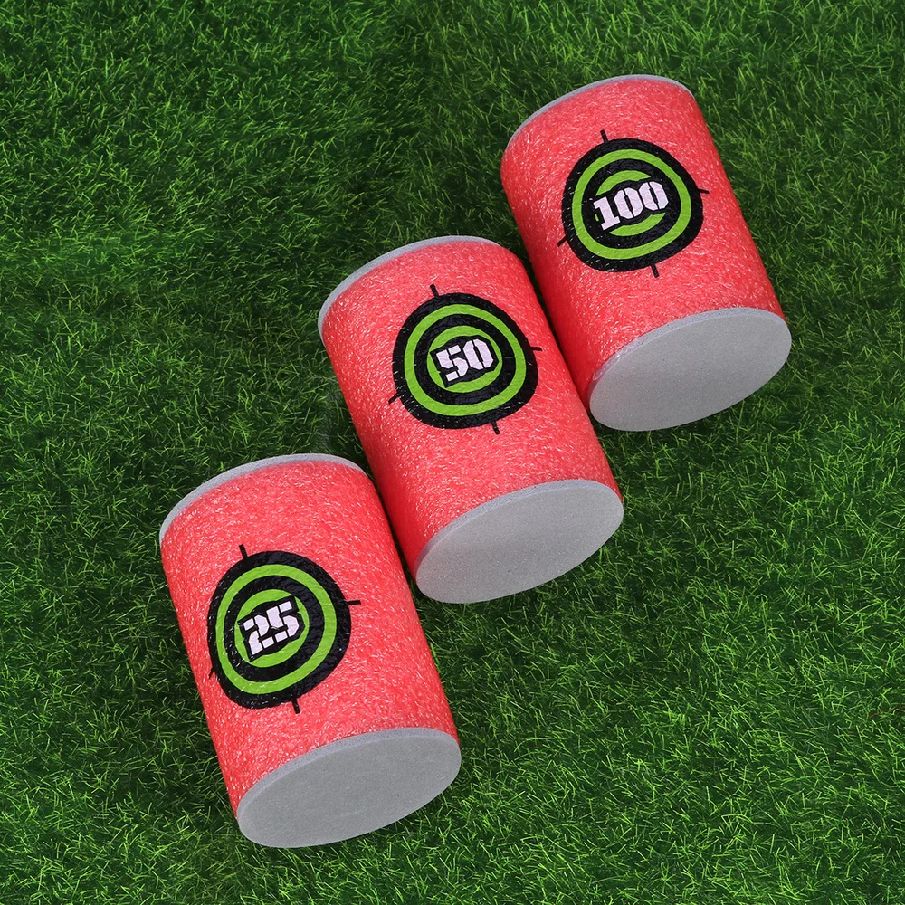 

VORCOOL 12pcs EVA Target Cans for Guns Games Bullet Bow Shoot Dart Blasters