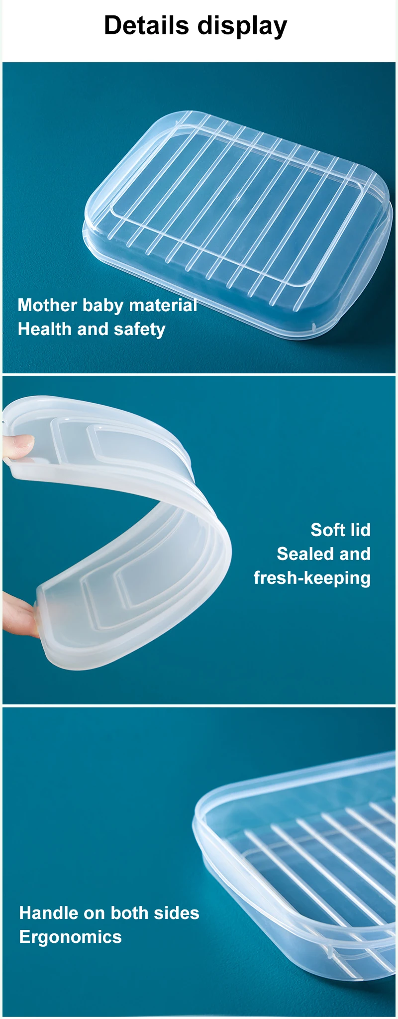 Контейнер для хранения в холодильнике контейнер рыбы и мяса Защитный овощей