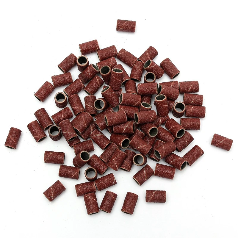 

100 PCS Nail Drill Sanding Band Machine Replacement Bits Pedicure (80#)