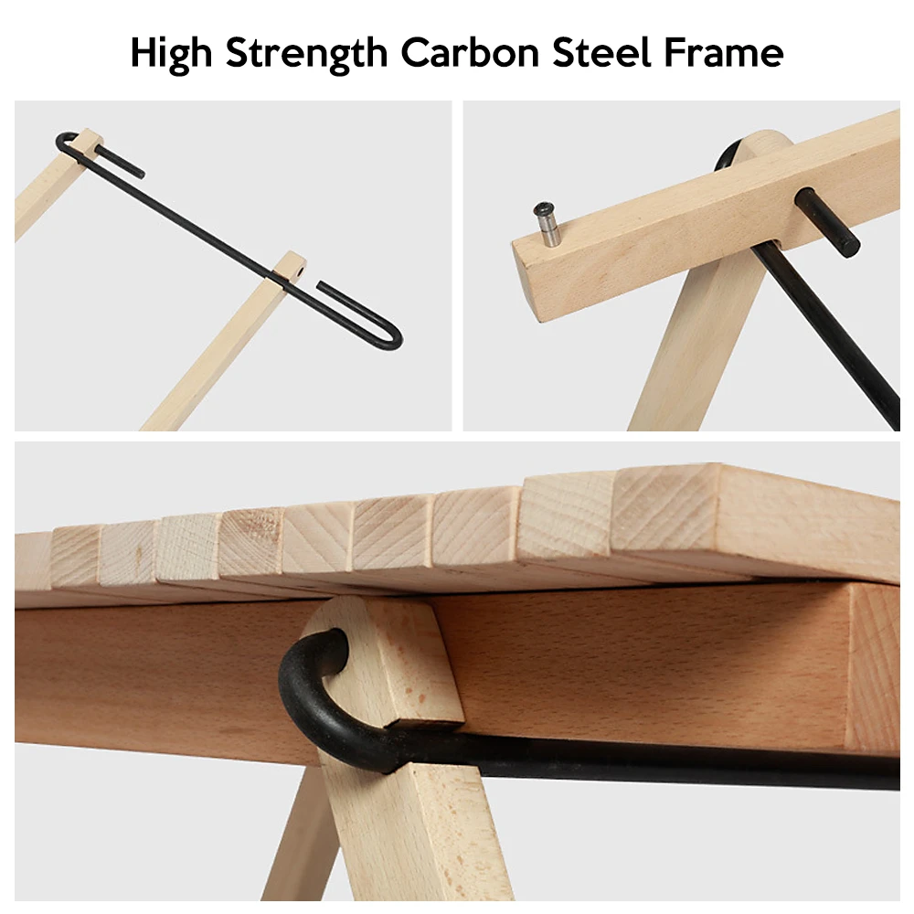 Напольный Деревянный Складной Стол Для Кемпинга прочный несущий многоцелевой