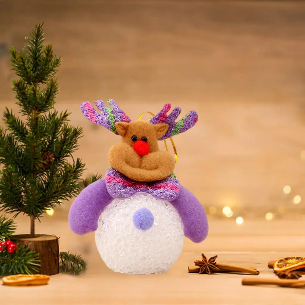 

2x Cute Christmas Chubby Doll Hanging Decor Funny for Door Holiday Decor