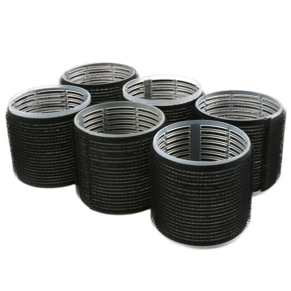6 шт./компл. ролики волос губки ленивый бигуди для завивки ленты Heatless щипцы