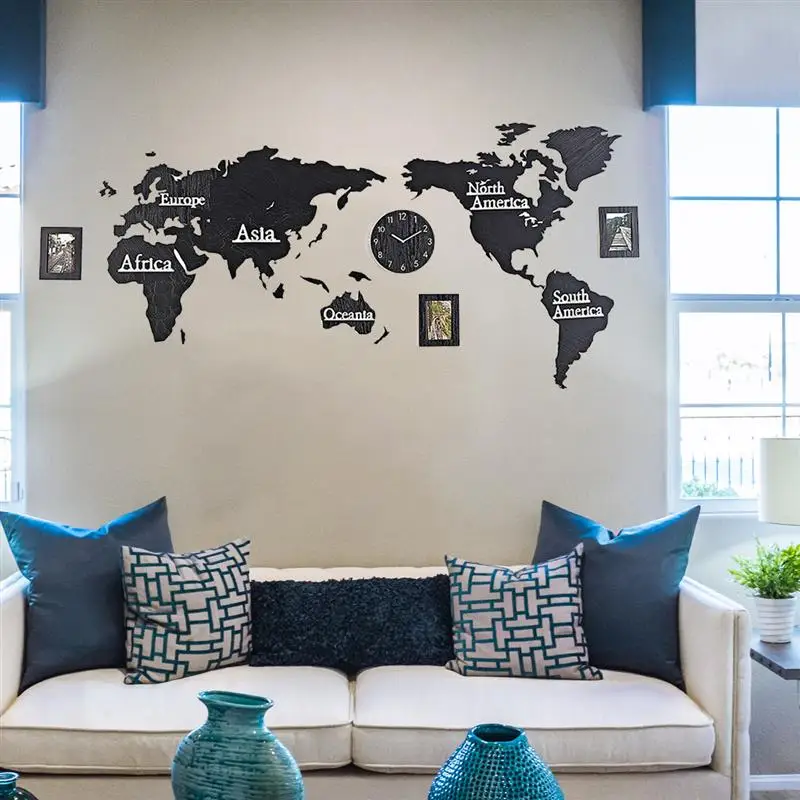 Настенные декоративные часы настенные украшения для гостиной спальни 1 комплект