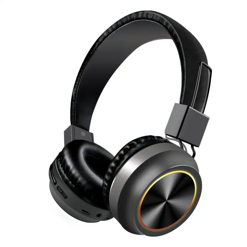 

Bluetooth Headphones Freely Retractable Over Ear LED Light Up Wireless Headphones Foldable Stereo Headphones Bluetooth 5.0