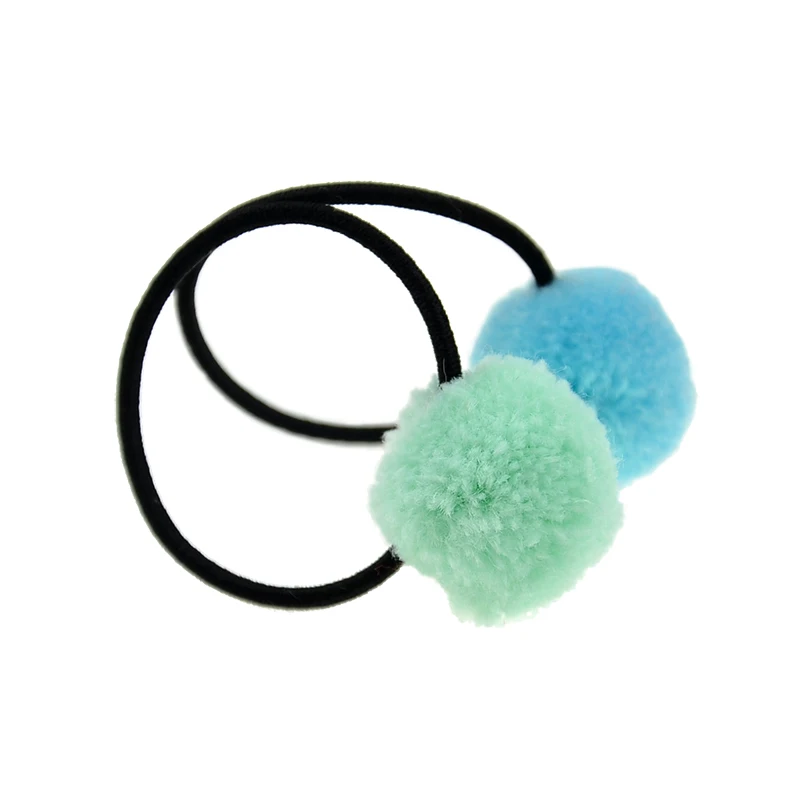 10 шт./лот для маленьких девочек цветные шаровые резинки волос эластичные