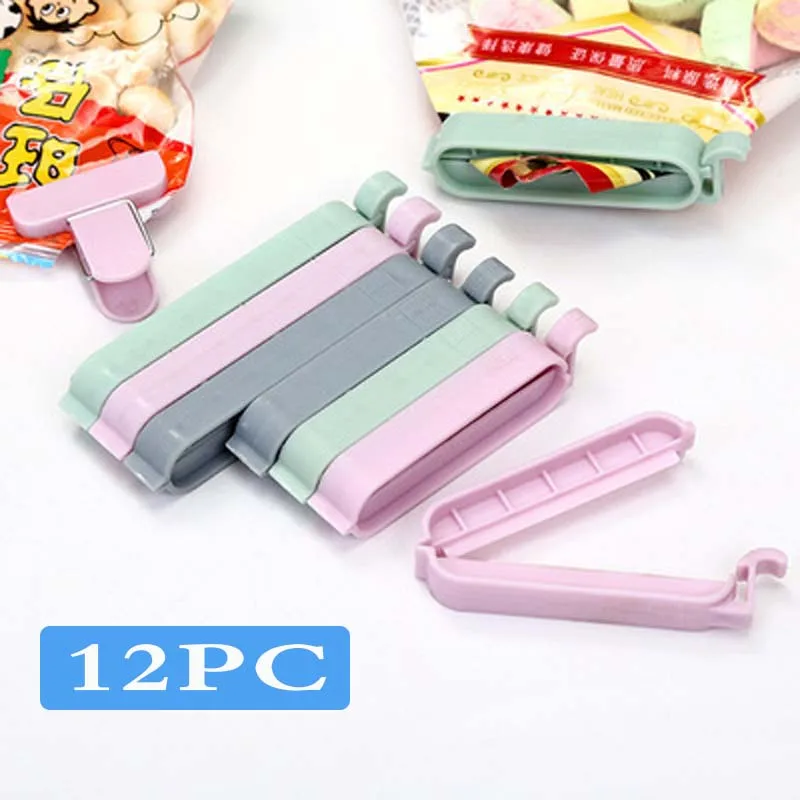 12 шт./компл. снэк Еда полиэтиленового пакета свежий сумка для хранения на кухне