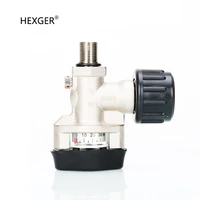 hexger carbon fiber gas cylinder air valve 300bar 4500psi scba cylinder pcp with pressure gauge m181 5 thread g58