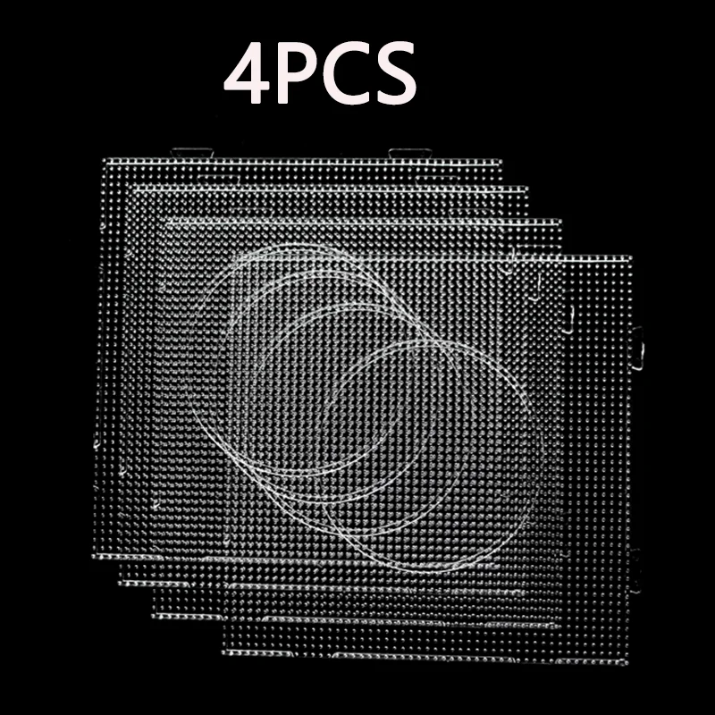 2 6 мм бисер мини-Хама квадратный колышек Панели 4 шт. большой Biameter 14 см Размеры