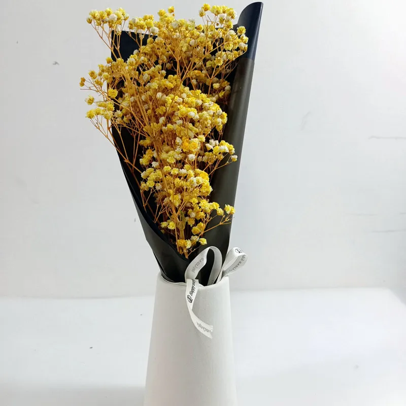 

20-25G Natural Dried Bouquets Gypsophila Real Flower Plant Stems Material Colorful, DIY Handmade Wedding Party Home Decor