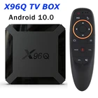 ТВ-приставка X96Q, Android 10,0, Allwinner H313, 4 ядра, 2 + 16 ГБ, 2,4 ГГц, Wi-Fi